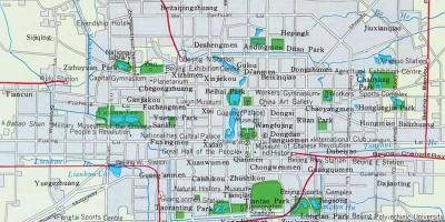 Pekinas pilsētas centrs map