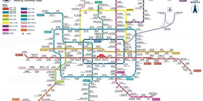 Pekinas metro stacija map