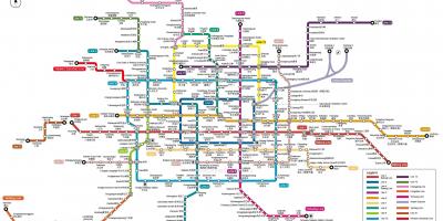 Karte Pekinas metro stacija