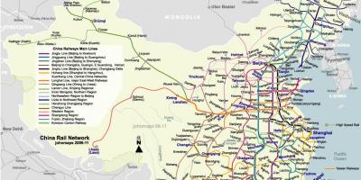 Pekinas dzelzceļa kartes