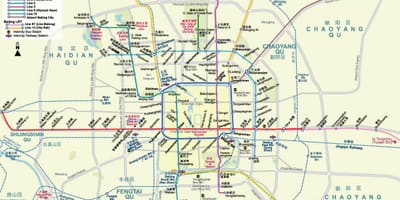 Pekinas metro karte