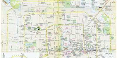Downtown Beijing karte